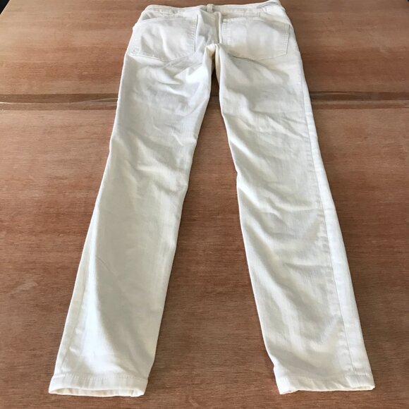 Pilcro and the Letterpress Legging Skinny Jeans Women 27 White Mid Rise Stretch - Picture 2 of 14